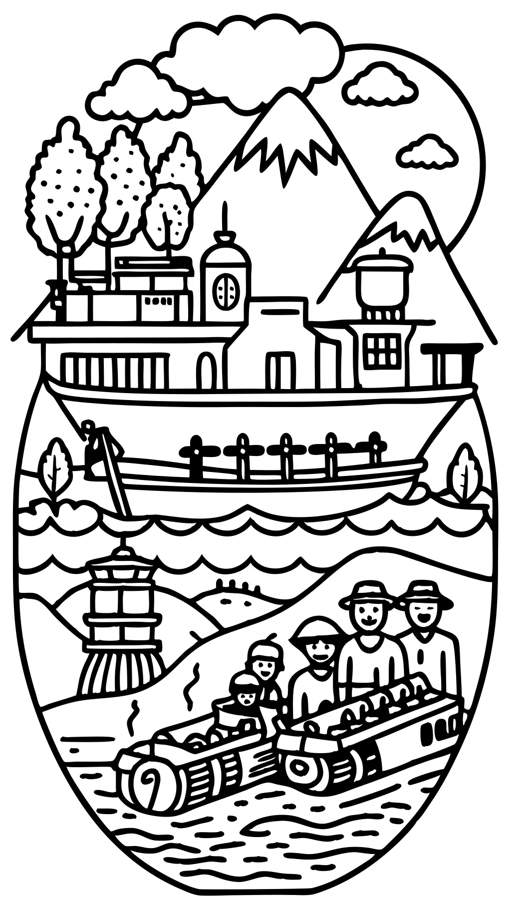 migration movie coloring pages